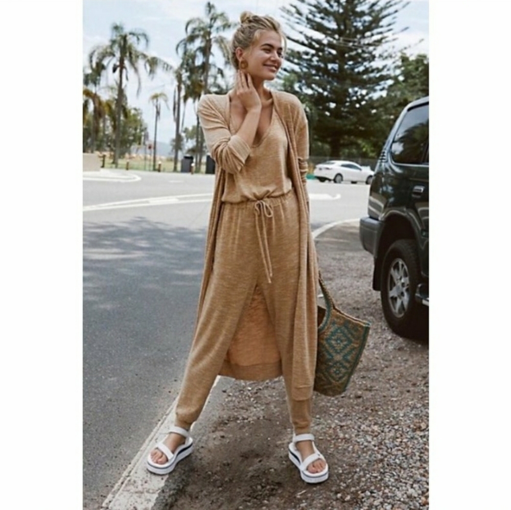 Free People Bi-Coastal Jumpsuit